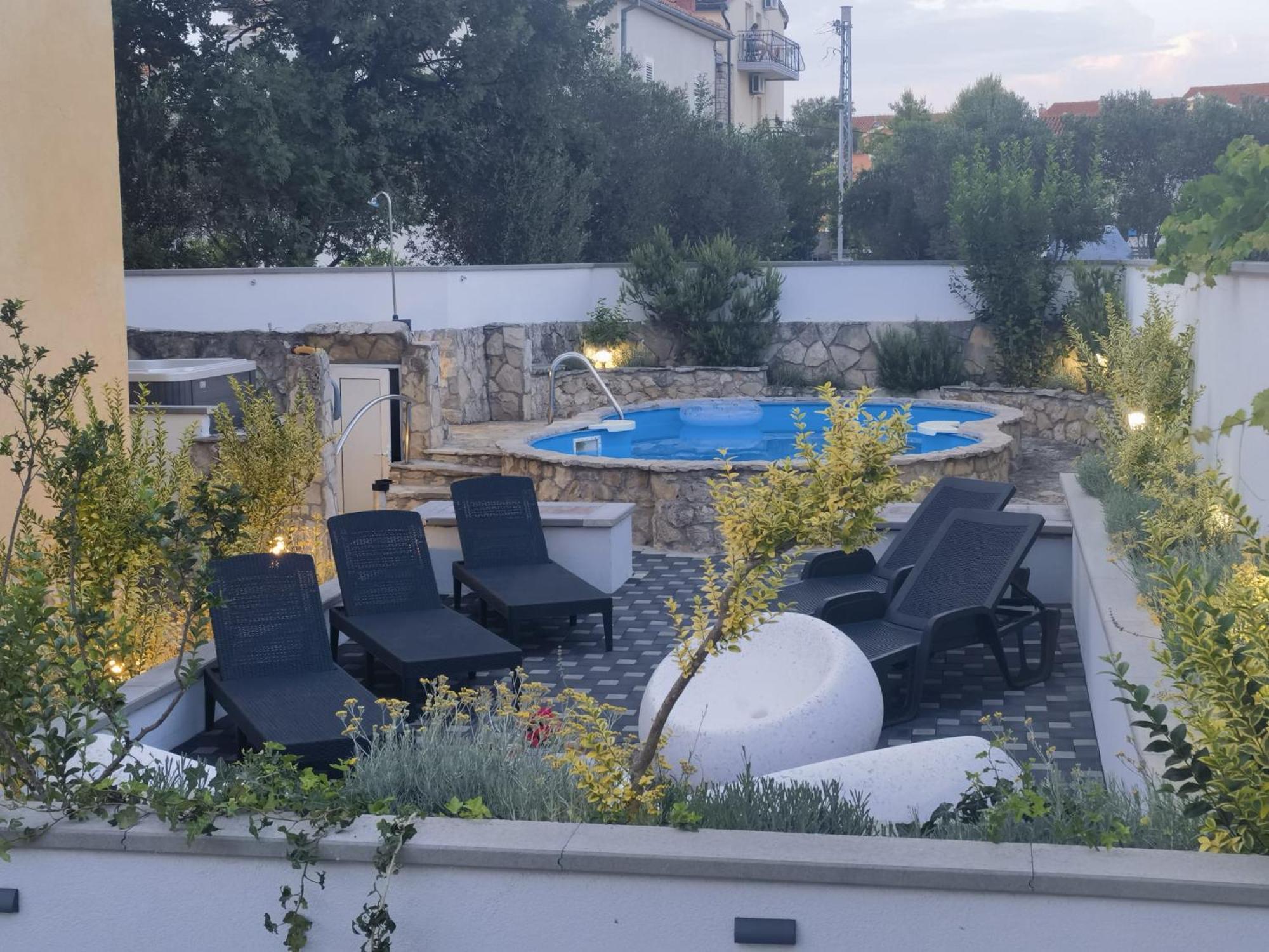 Vila Jadranka Vodice Esterno foto